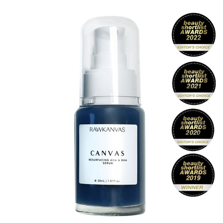 Canvas: Resurfacing AHA & BHA Serum - RAWKANVAS NZ