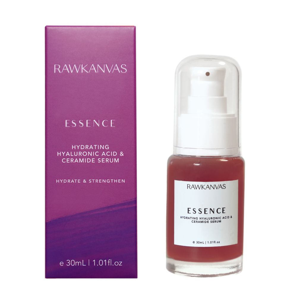 Essence: Hydrating Hyaluronic Acid & Ceramide Serum - RAWKANVAS NZ