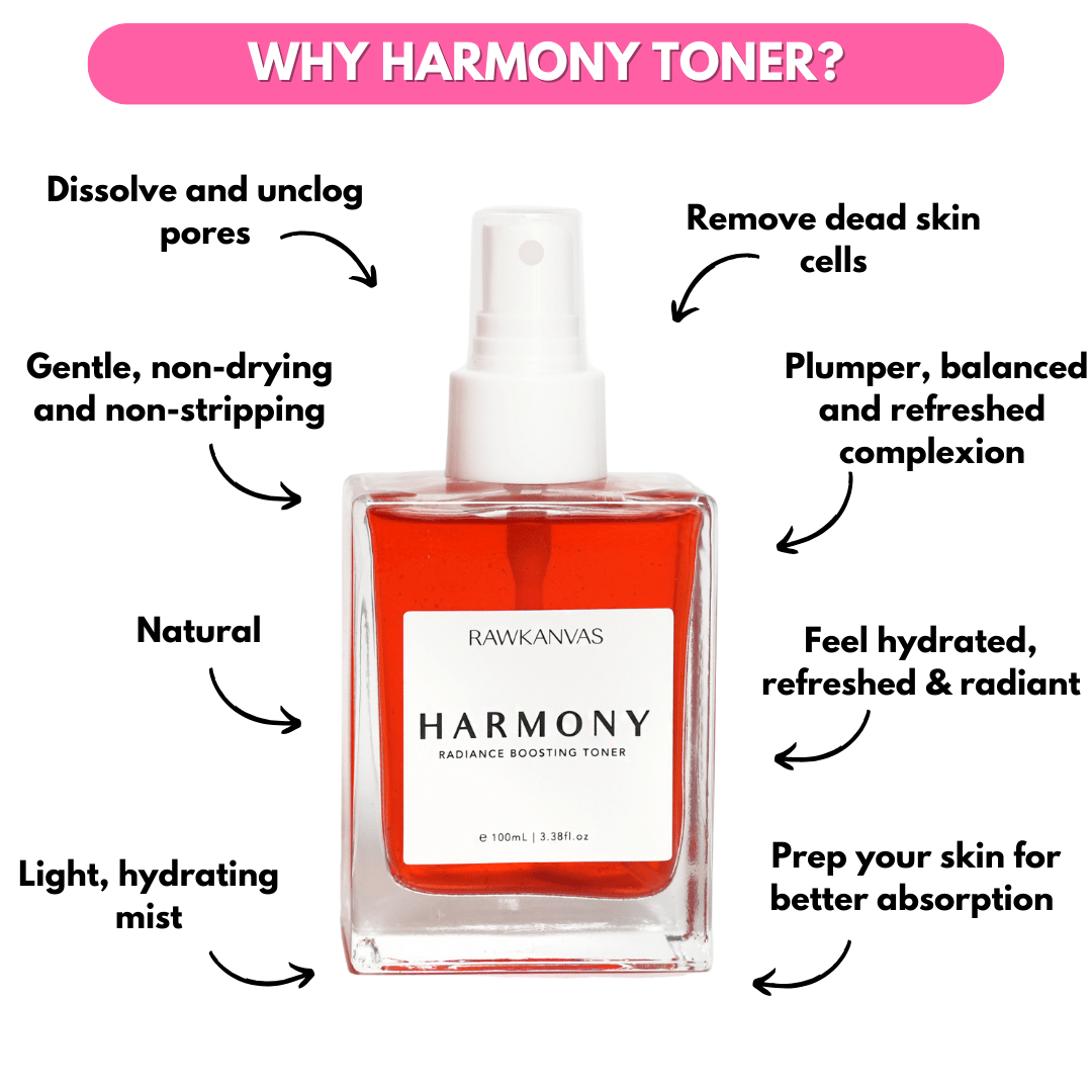 Harmony: Radiance Boosting Toner - RAWKANVAS NZ