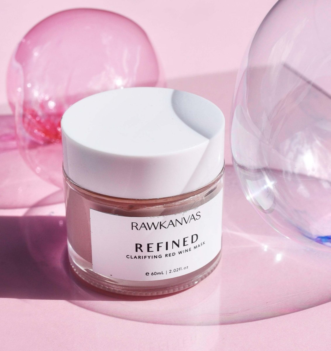 Refined: Clarifying Red Wine Clay Mask & Spot Treatment - RAWKANVAS NZ