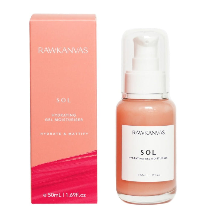 Sol: Hydrating Gel Moisturiser - RAWKANVAS NZ