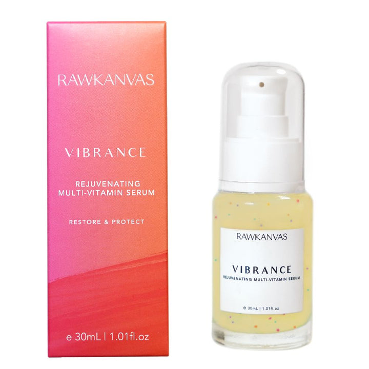 Vibrance: Rejuvenating Multi - Vitamin (A, B3, B5, C, D, E & K) Serum - RAWKANVAS NZ