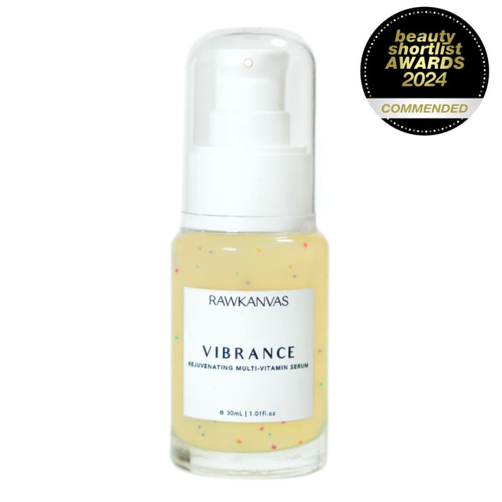 Vibrance: Rejuvenating Multi - Vitamin (A, B3, B5, C, D, E & K) Serum - RAWKANVAS NZ